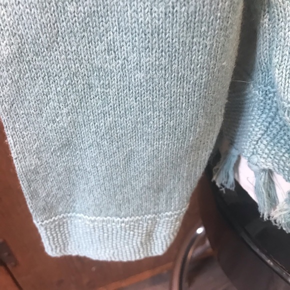 Vintage Alfred Dunner Pale Green Turtle Neck Sweater - Size Large - Picture 4 of 13